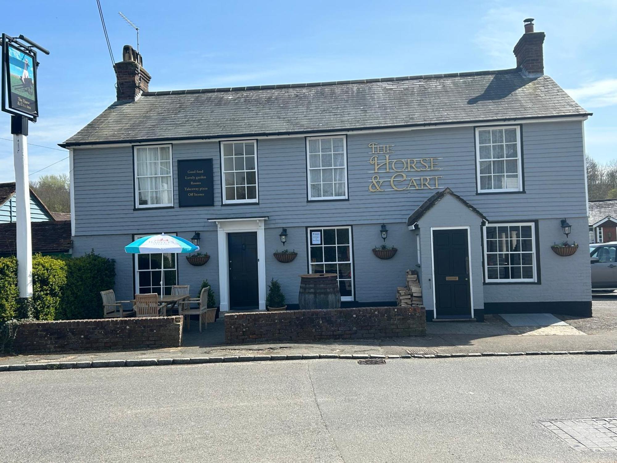 The Horse & Cart Hotel Peasmarsh Buitenkant foto